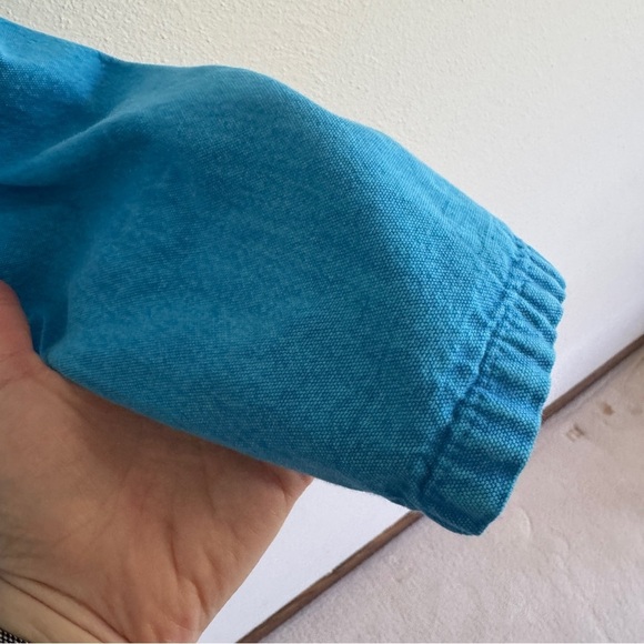 Vintage Sea Breeze Blue Cotton Jacket L - Picture 6 of 9